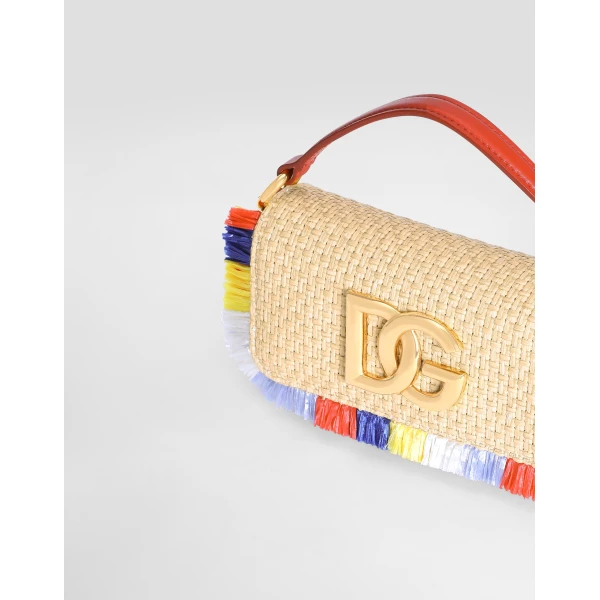 3.5 shoulder bag in raffia - Image 5