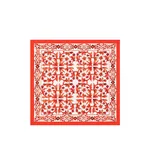 Dolce & Gabbana 70x70 majolica-print silk twill scarf