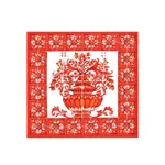 Dolce & Gabbana 90x90 majolica-print silk twill scarf