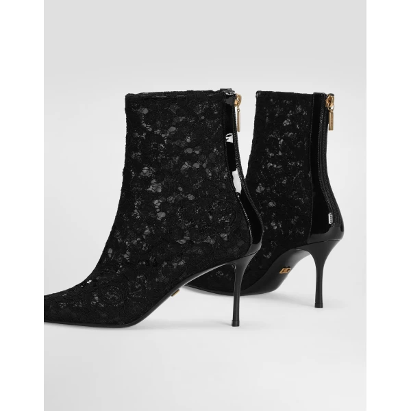 Ankle boots in lace - Image 4