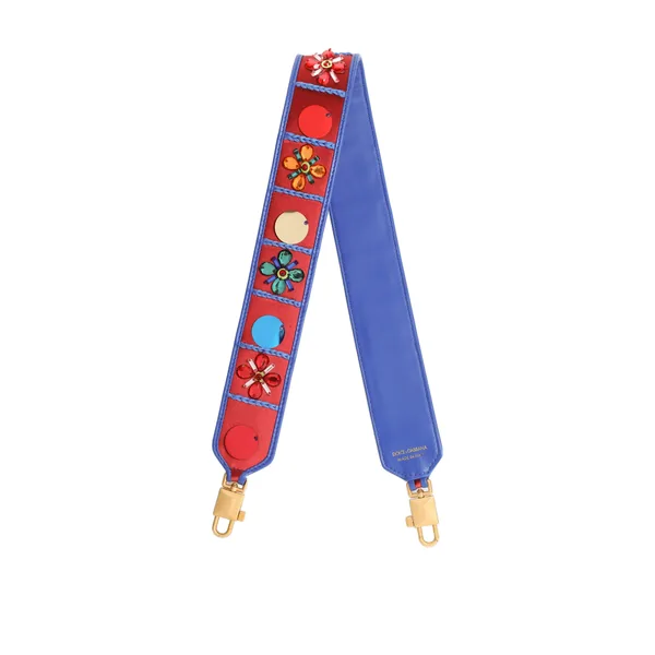 Dolce & Gabbana Bag shoulder strap with embroidery