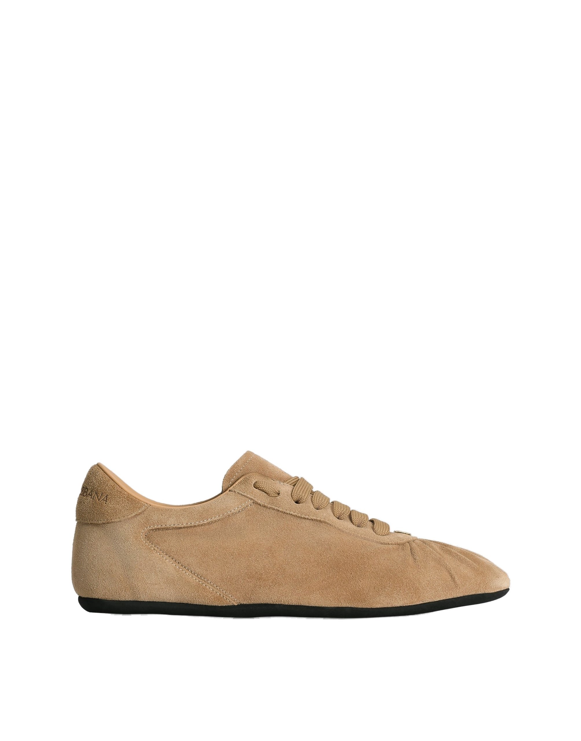 Dolce & Gabbana Ballet sneakers in split calfskin in Beige | Buy Shoes at Coveti Dolce & Gabbana Ballet sneakers in split calfskin