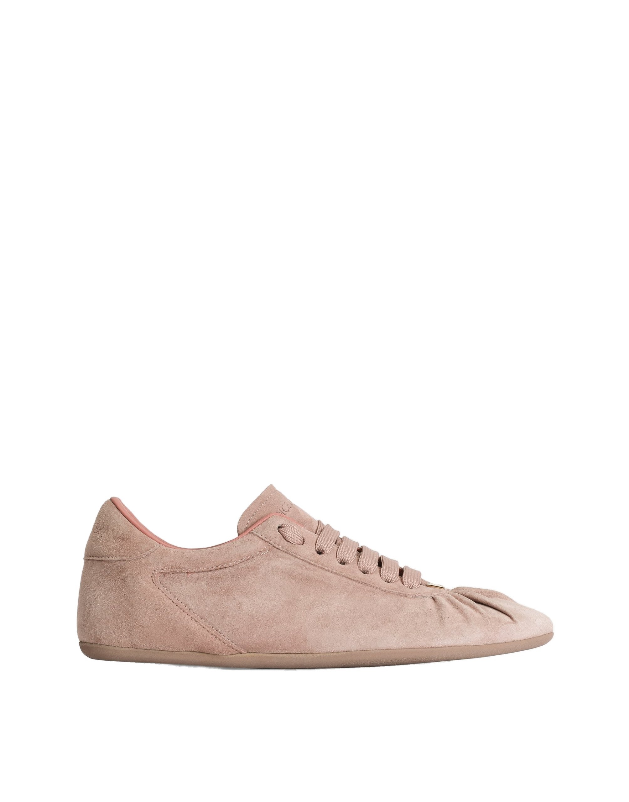 Dolce & Gabbana Ballet sneakers in split calfskin in Pink | Buy Shoes at Coveti Dolce & Gabbana Ballet sneakers in split calfskin