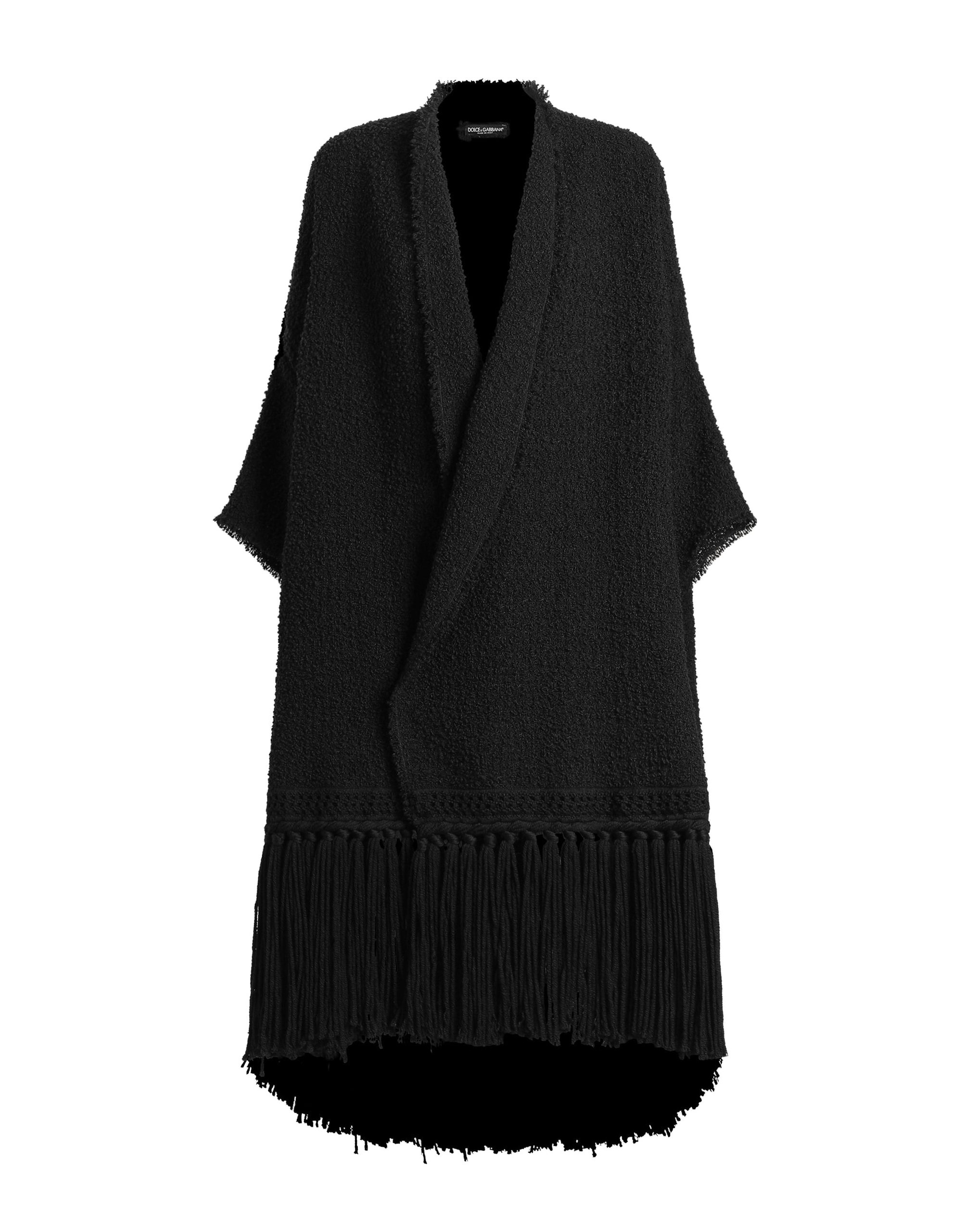 Dolce & Gabbana Bouclé cape coat | Coats | Coveti Dolce & Gabbana Bouclé cape coat