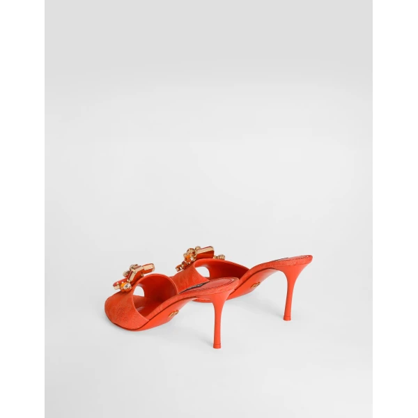 Brocade mules with embroidery - Image 3