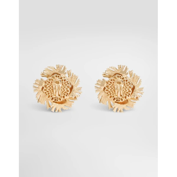 Cabochon clip earrings - Image 3