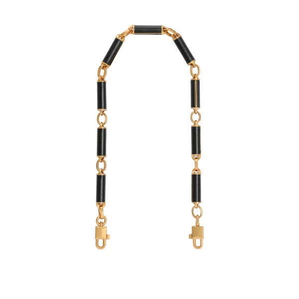 Calfskin bag shoulder strap