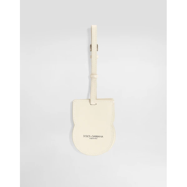 Calfskin keychain with dg logo - Image 2