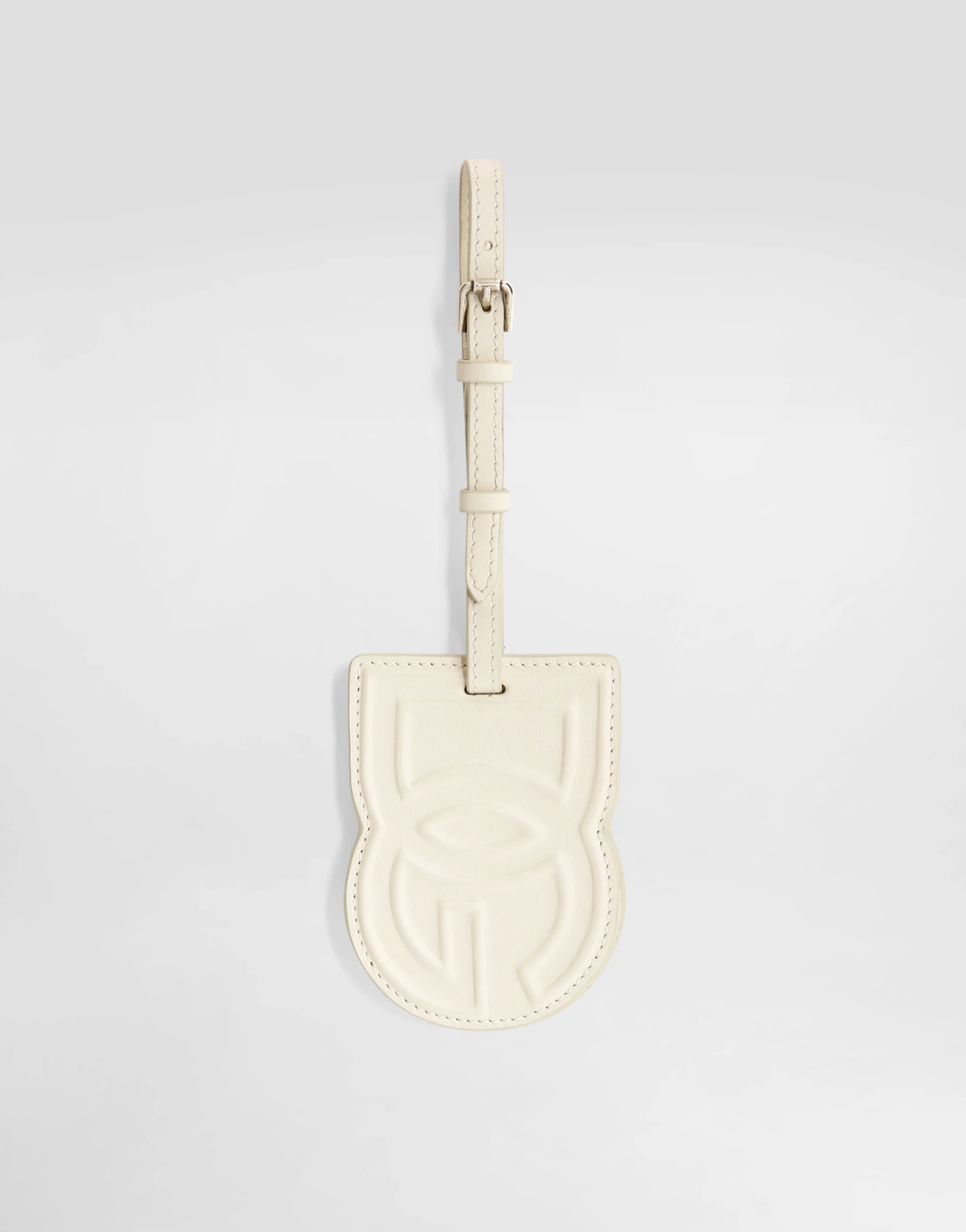 Dolce & Gabbana Calfskin keychain with dg logo in White | Buy Bags at Coveti Dolce & Gabbana Calfskin keychain with dg logo