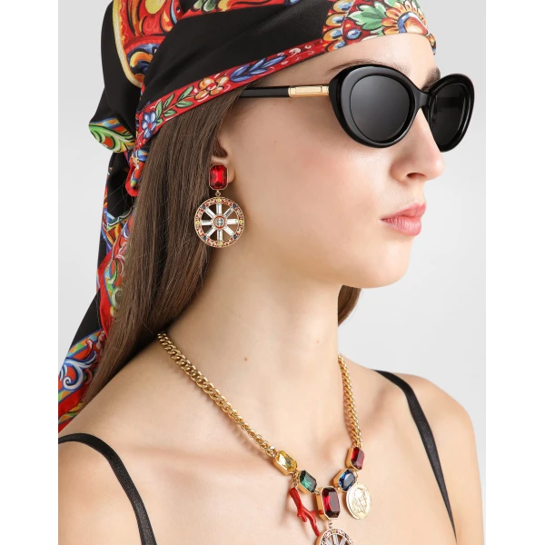 Carretto wheel clip earrings - Image 2