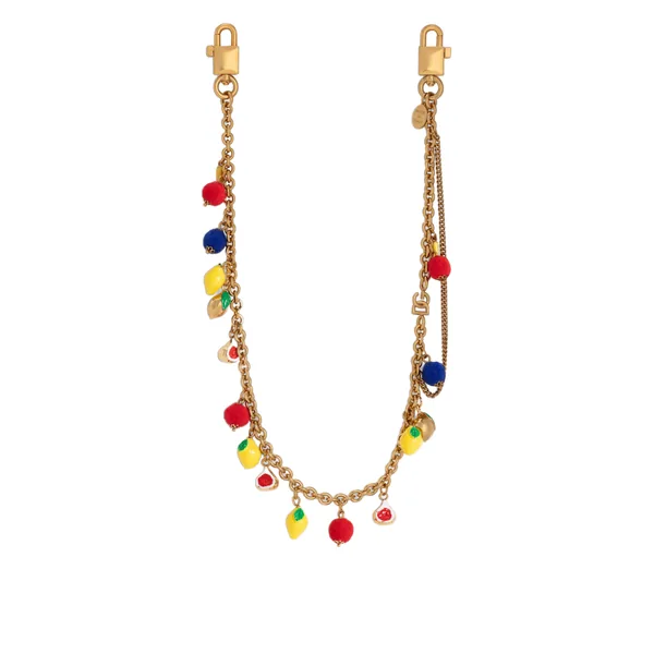 Chain shoulder strap for bags