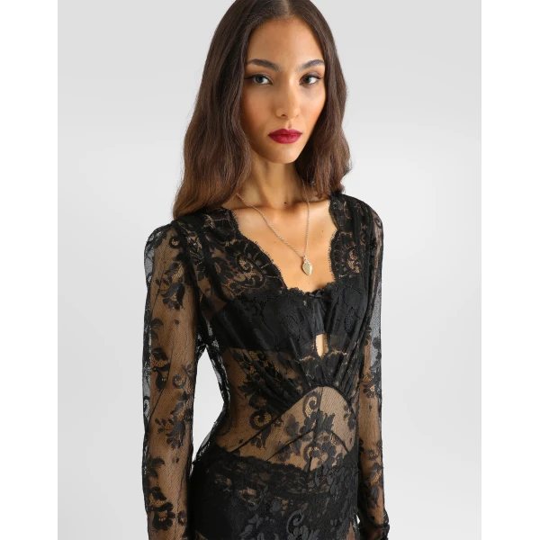 Chantilly lace dress - Image 4