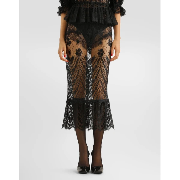 Chantilly lace skirt - Image 4