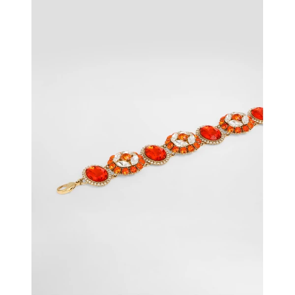 Choker necklace with rhinestones - Image 3