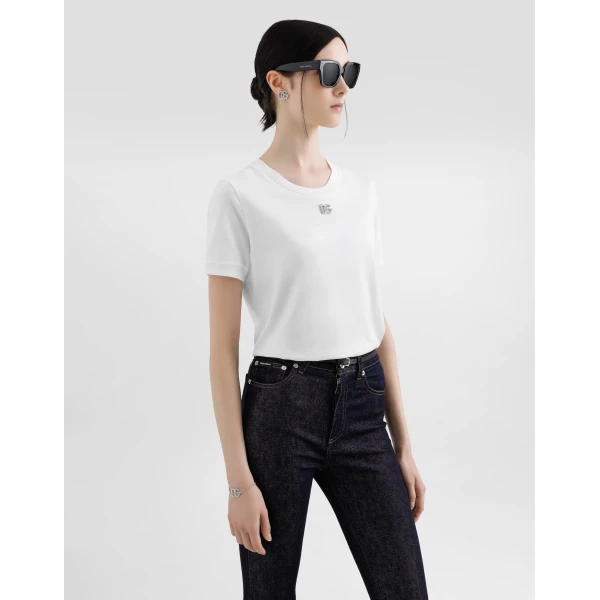 Cotton t-shirt with logo - Image 4