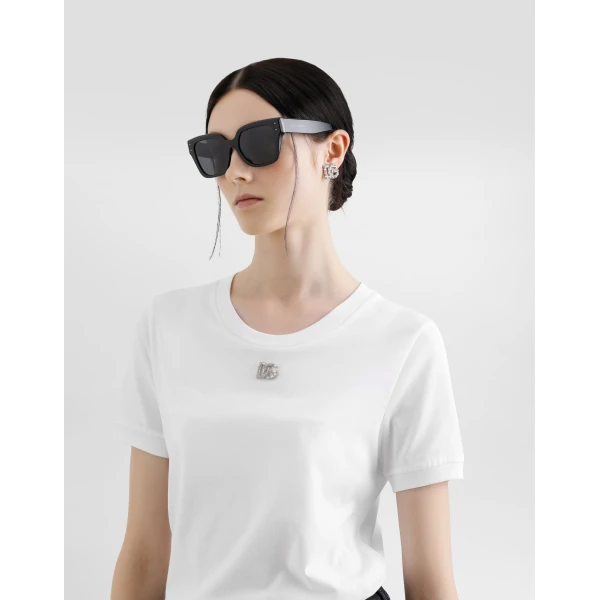 Cotton t-shirt with logo - Image 5