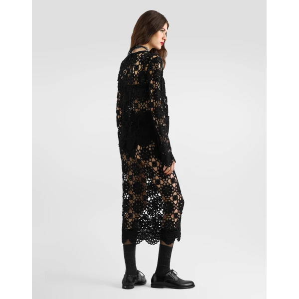 Crochet-knit cardigan - Image 3