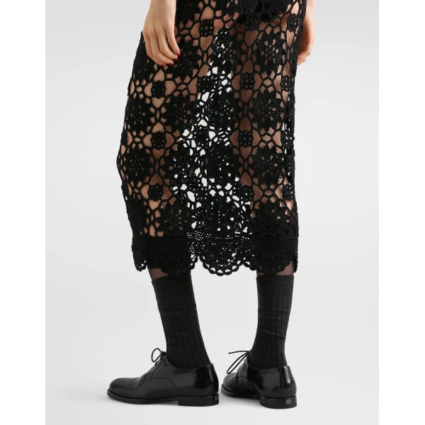 Crochet-knit skirt - Image 5