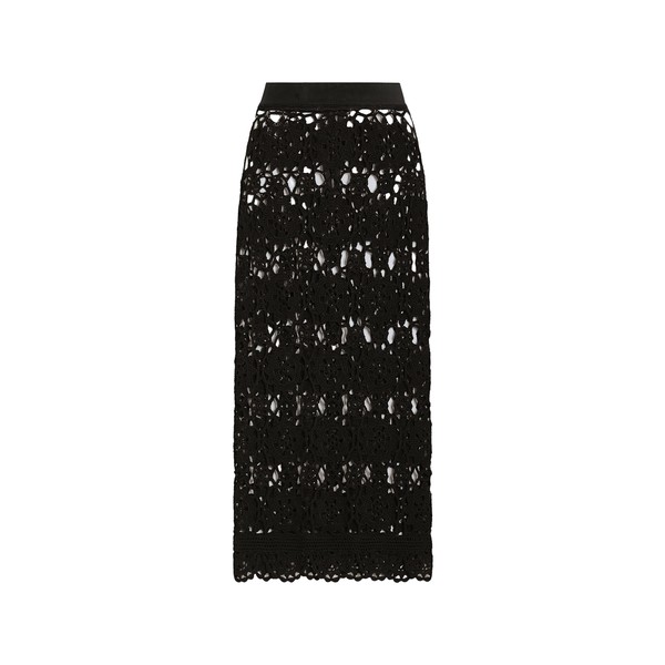 Dolce & Gabbana Crochet-knit skirt
