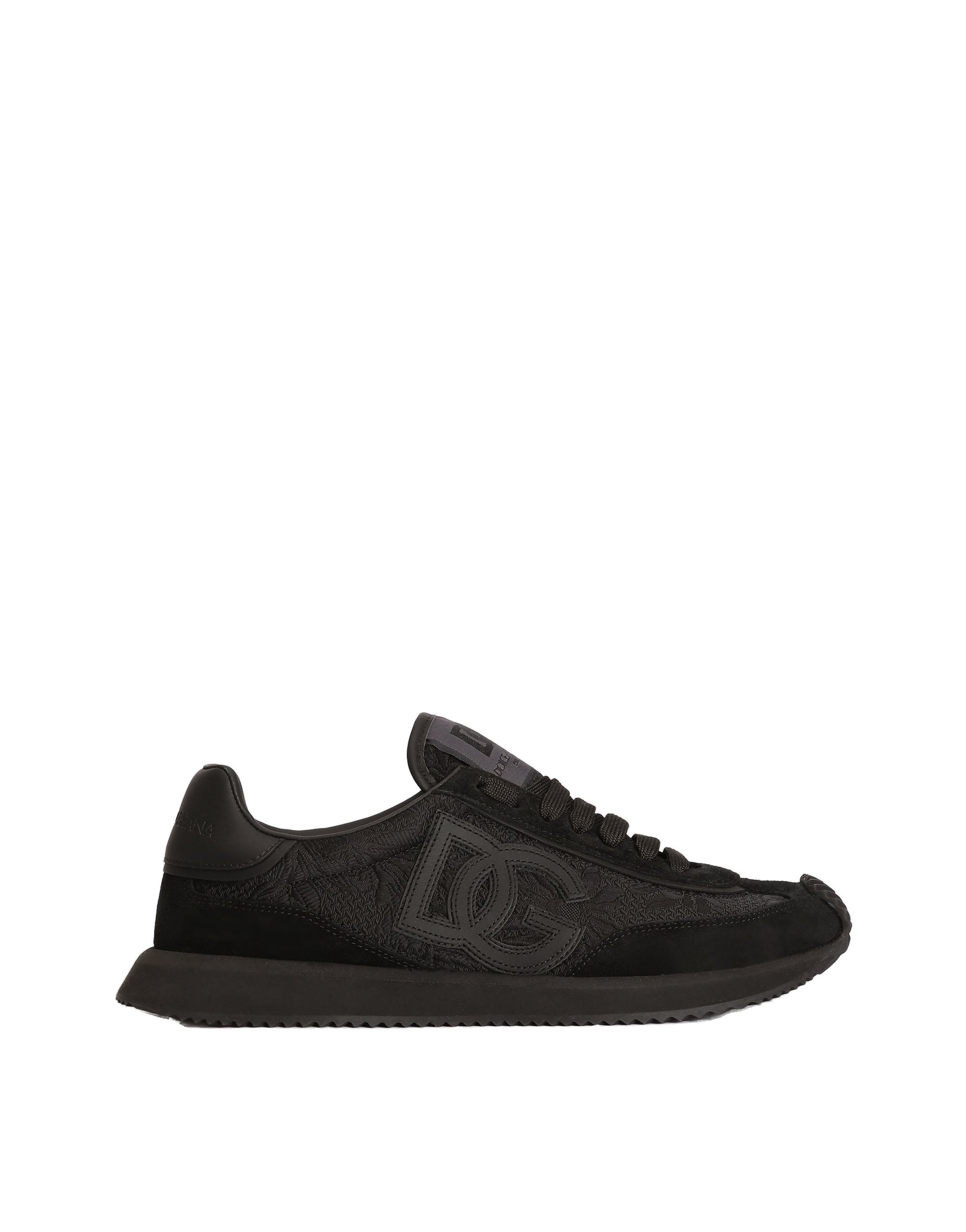 Dolce & Gabbana DG Cushion fabric sneakers in Black | Buy Shoes at Coveti Dolce & Gabbana DG Cushion fabric sneakers