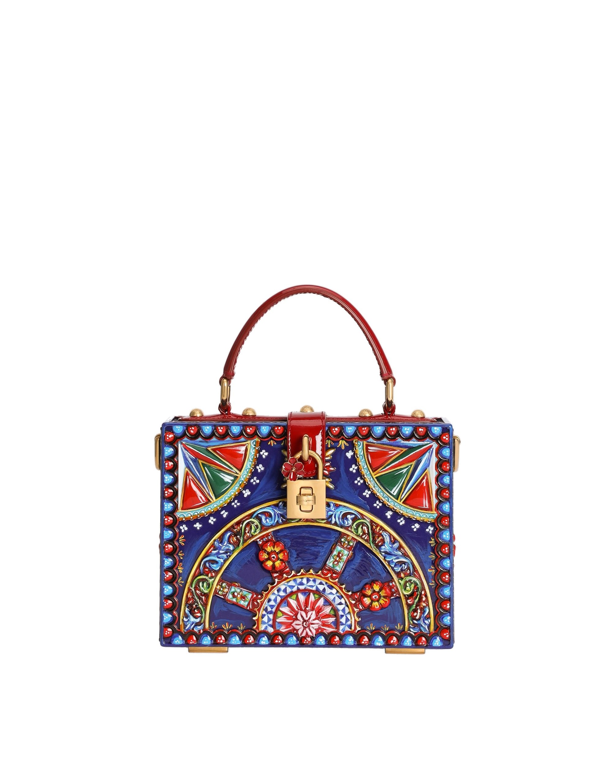 Dolce & Gabbana Dolce Box handbag in carretto resin in Multicolour | Buy Bags at Coveti Dolce & Gabbana Dolce Box handbag in carretto resin