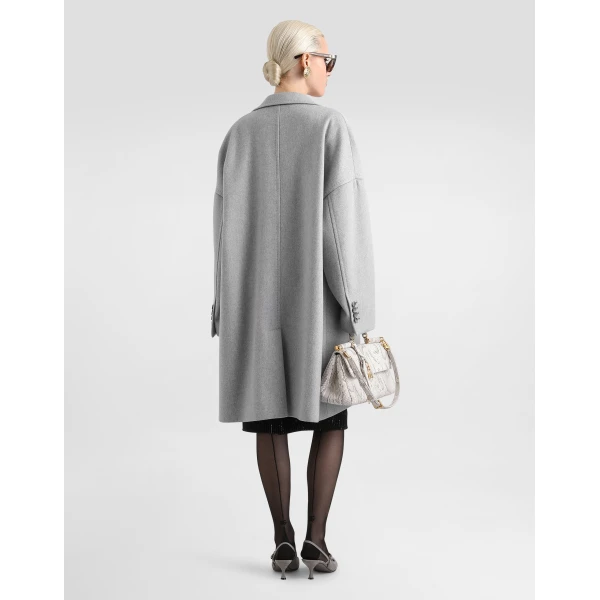 Double-breasted cashmere coat - Image 3