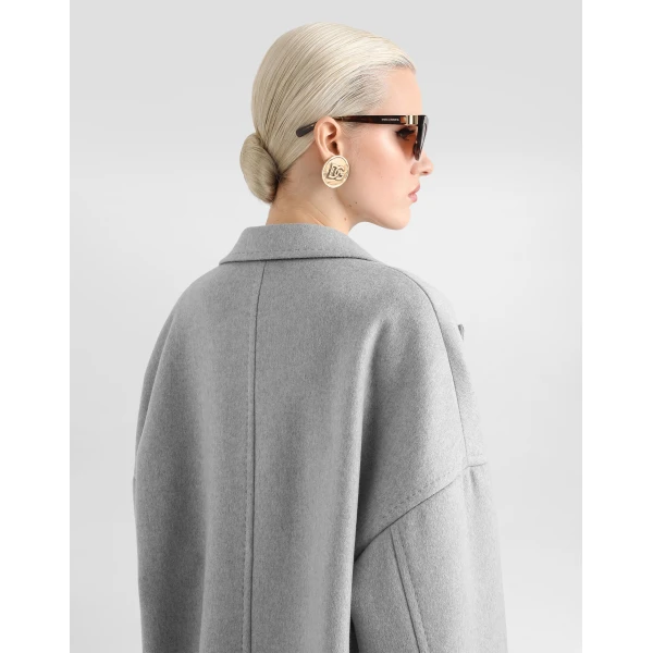 Double-breasted cashmere coat - Image 5