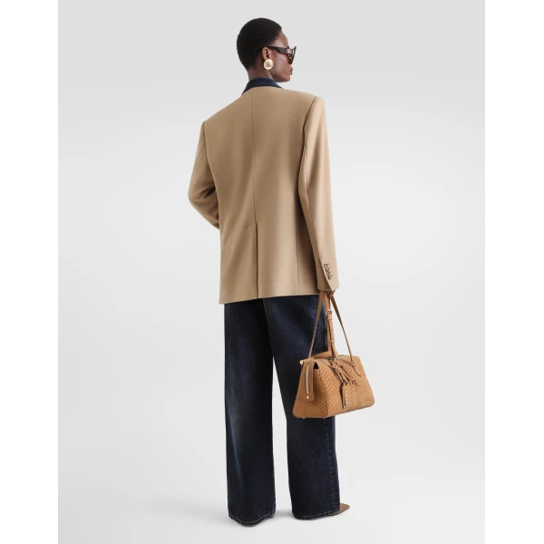 Double-breasted cashmere jacket - Image 3