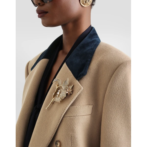 Double-breasted cashmere jacket - Image 5