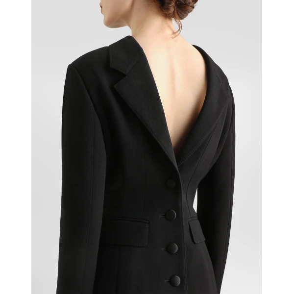 Double wool crêpe jacket - Image 5