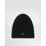Dolce & Gabbana English rib knit hat