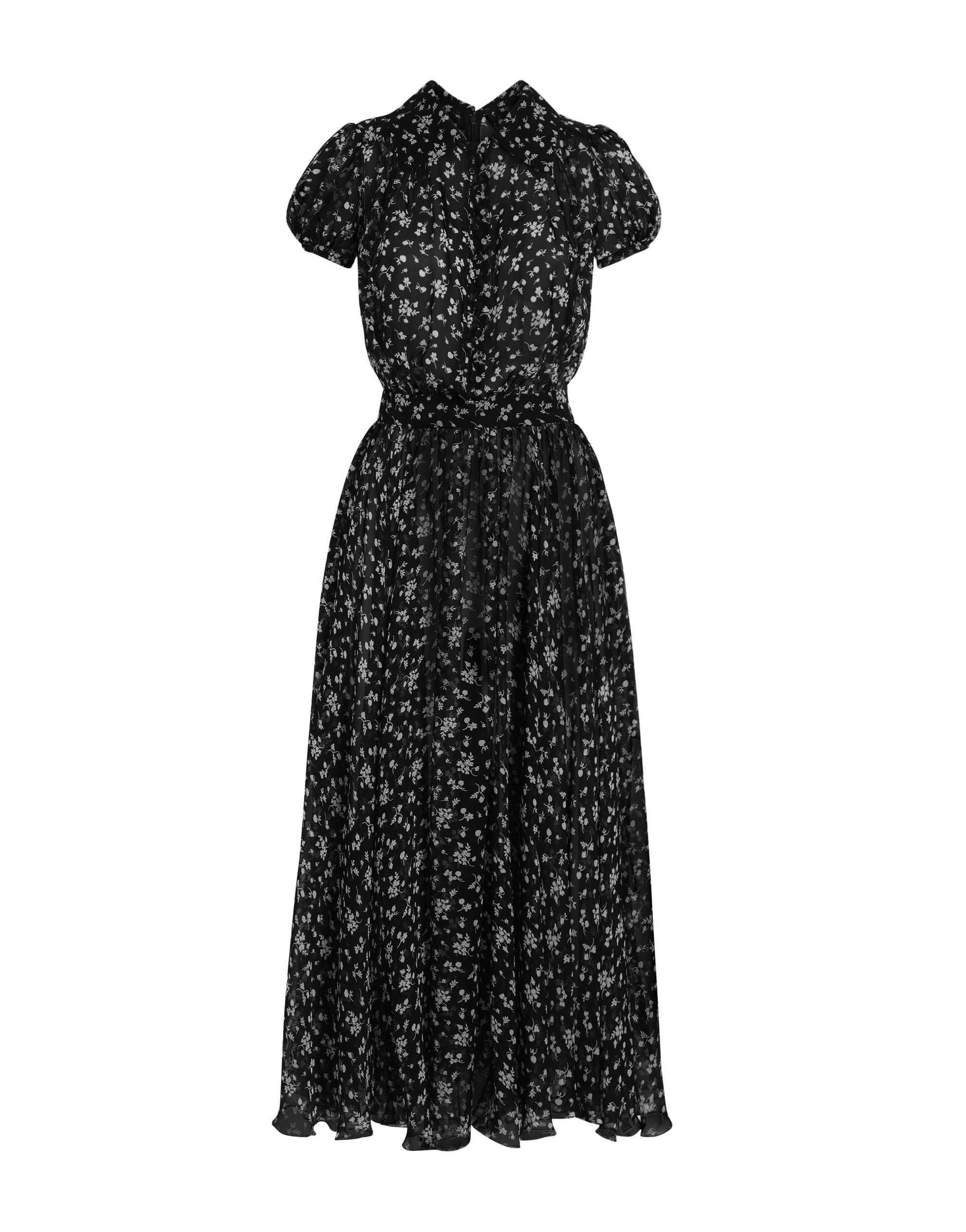 Dolce & Gabbana Floral-print chiffon dress | Dresses | Coveti Dolce & Gabbana Floral-print chiffon dress