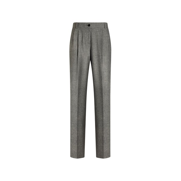 Dolce & Gabbana Glen plaid flannel trousers
