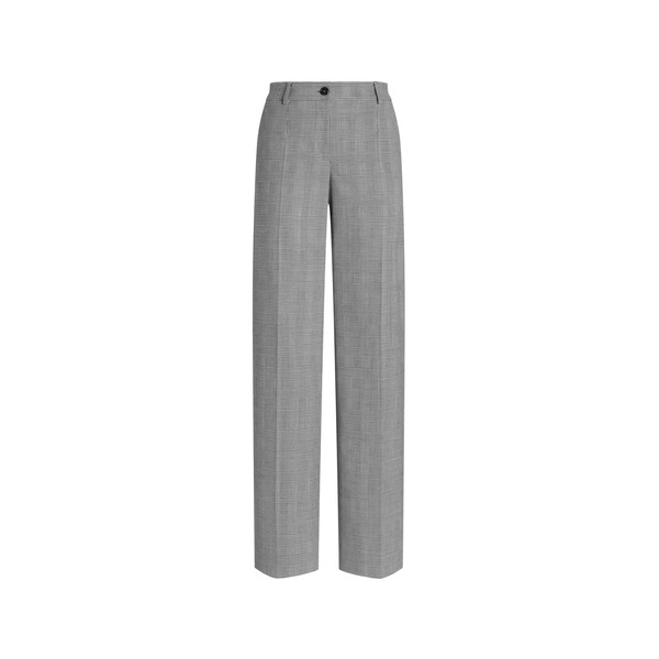 Dolce & Gabbana Glen plaid wool trousers
