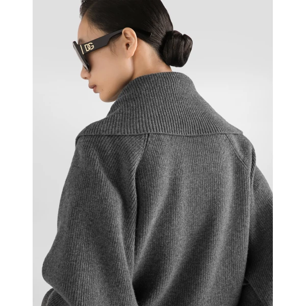 Half english rib knit cardigan - Image 5