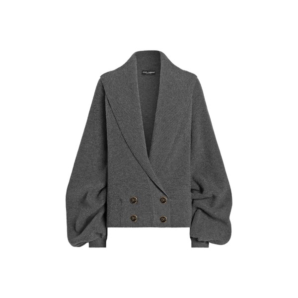 Dolce & Gabbana Half english rib knit cardigan