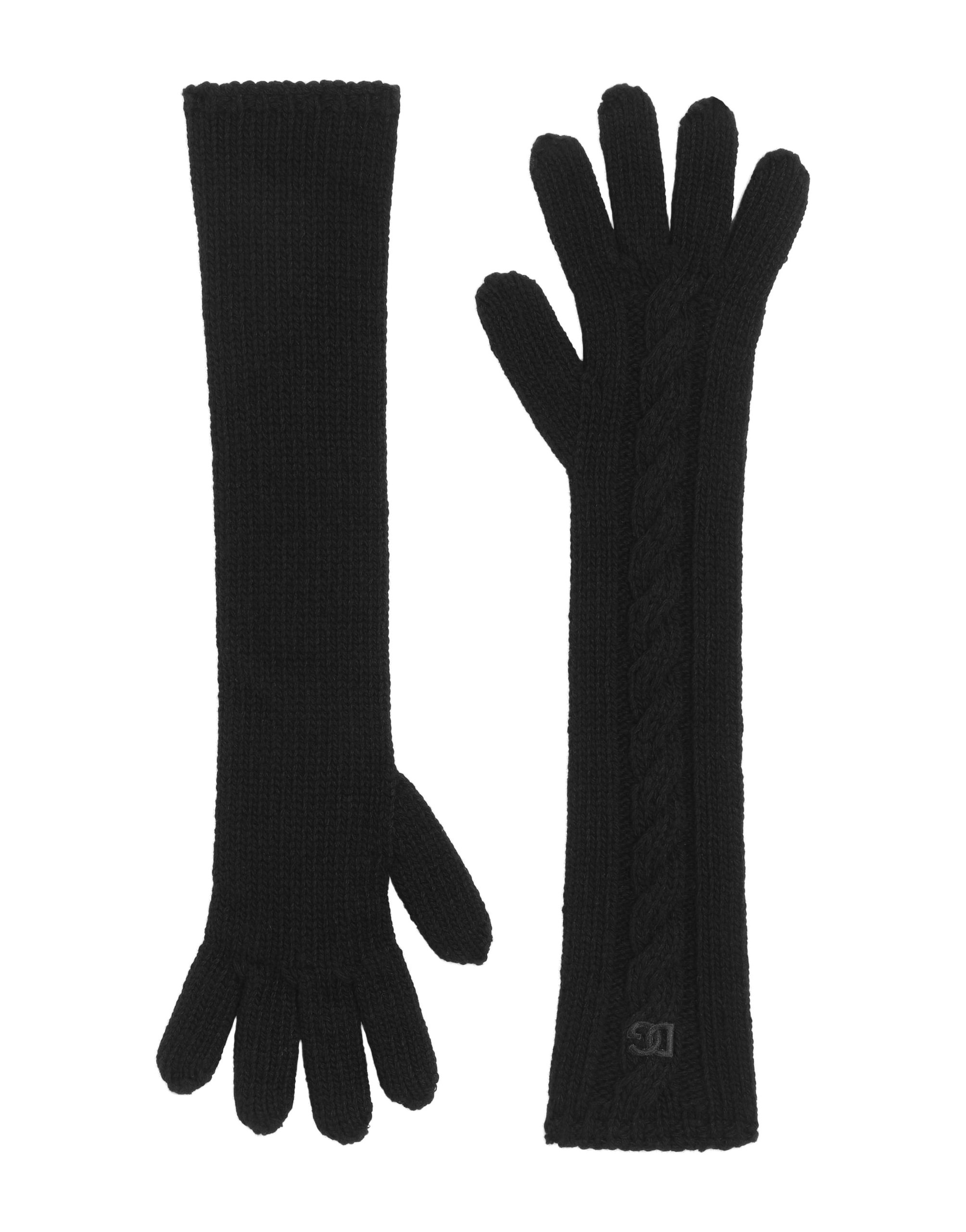Dolce & Gabbana Knit gloves in Black | Buy Accessories at Coveti Dolce & Gabbana Knit gloves