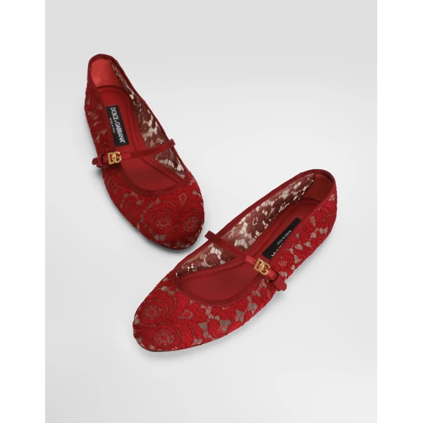 Lace ballet flats - Image 4