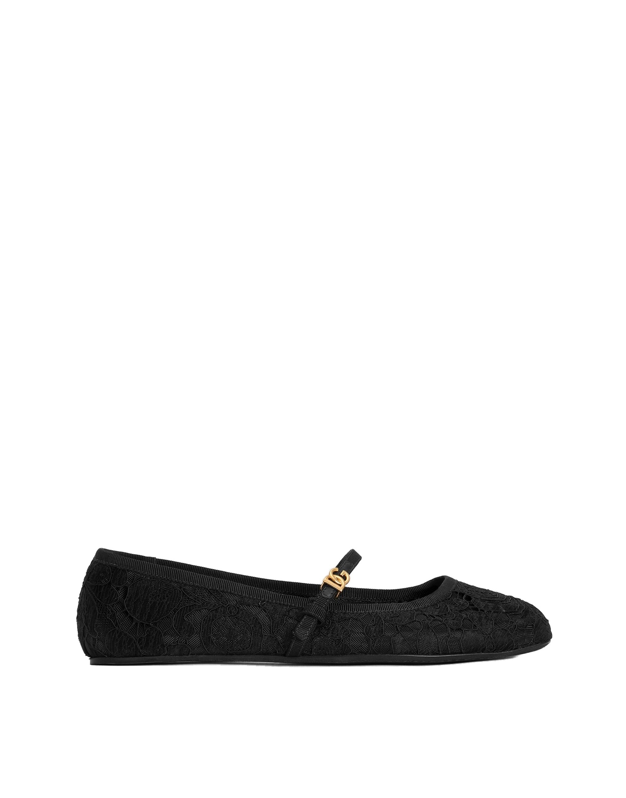 Dolce & Gabbana Lace ballet flats in Black | Buy Shoes at Coveti Dolce & Gabbana Lace ballet flats