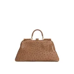 Dolce & Gabbana Large Grandma ostrich leather handbag