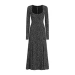 Dolce & Gabbana Leaf-print charmeuse dress