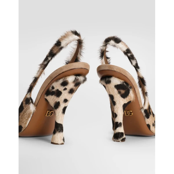 Leo kid leather slingback - Image 4