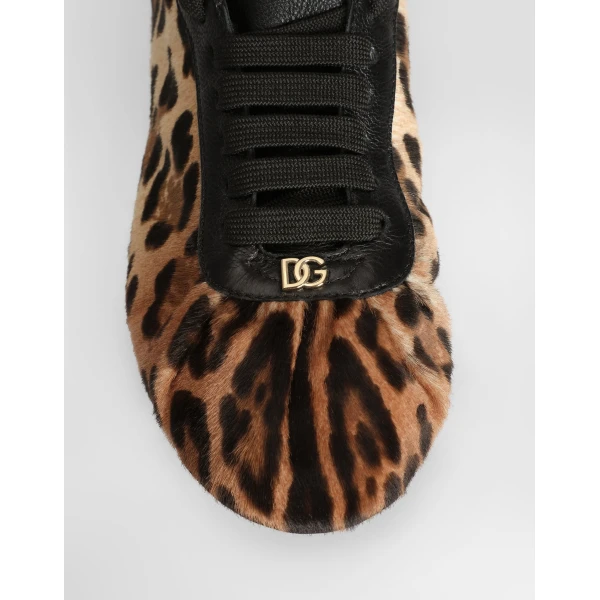 Leo pony hair Ballet sneakers - Image 4