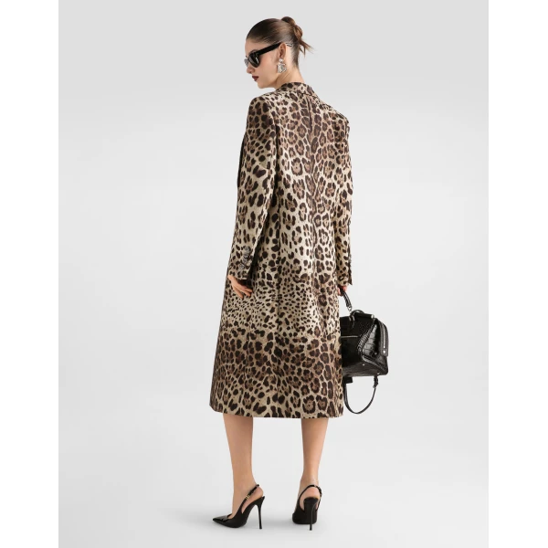 Leo-print brocade skirt - Image 3