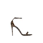 Dolce & Gabbana Leo-print calfskin sandals