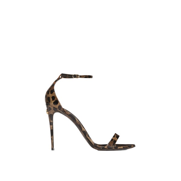Dolce & Gabbana Leo-print calfskin sandals