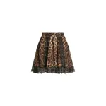 Dolce & Gabbana Leo-print chiffon skirt