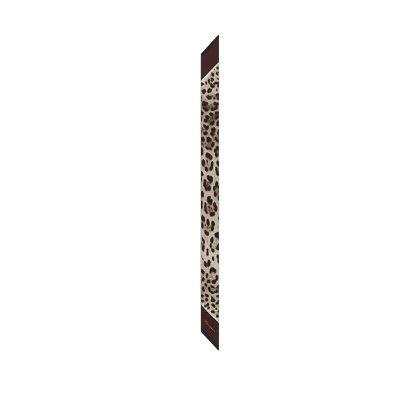 Dolce & Gabbana Leo-print silk twill bandeau