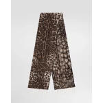 Dolce & Gabbana Leopard wool jacquard stole