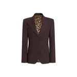 Dolce & Gabbana Linda single-breasted jacket in pinstripe wool